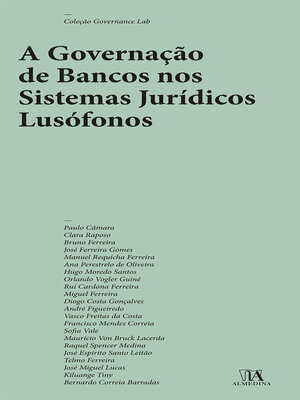 cover image of A Governação de Bancos nos Sistemas Jurídicos Lusófonos
